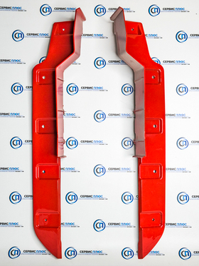 Накладка бампера X3000 (правая) SHACMAN DZ97259624008 красная