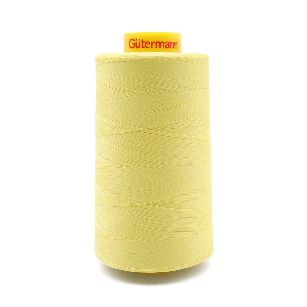 Нитка Gutermann Mara 120 (5000 метров), 1 боб., универсальная | 3897 светлый лимон