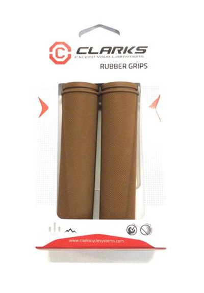 Ручки .С98-130 на руль 3-376 резиновые 130мм коричневые CLARKS