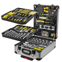 Набор инструментов 287пр. 1/4'',1/2''(6гр.)(4-30мм), в алюминиевом кейсе WMC TOOLS WMC-40287