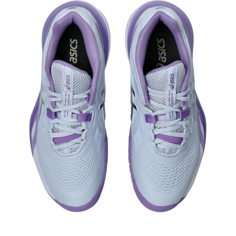 Женские Кроссовки теннисные Asics Gel-Resolution X Night Energy - blue fade/gunmetal