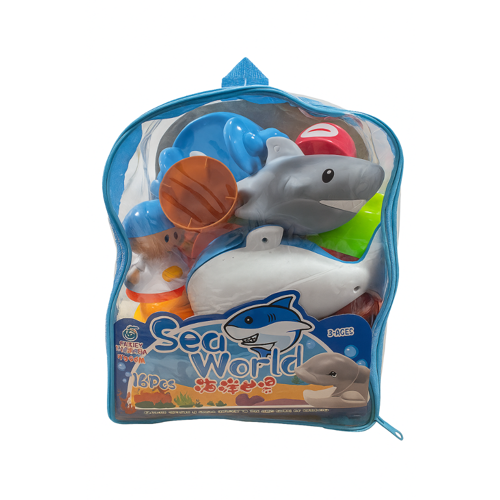 Конструктор в рюкзаке Seci World 16 шт