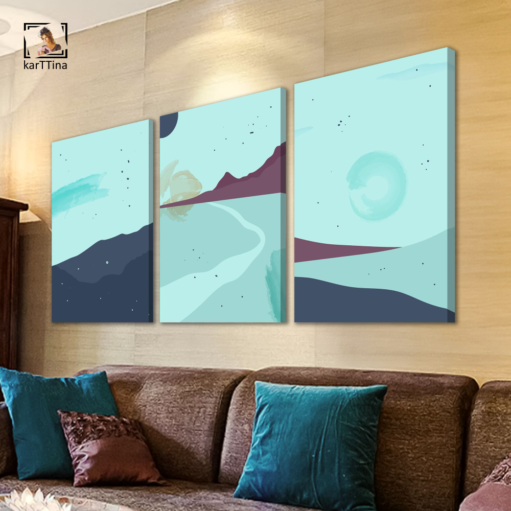 Картина karTTina "Тени ночи", 150 см х 70 см