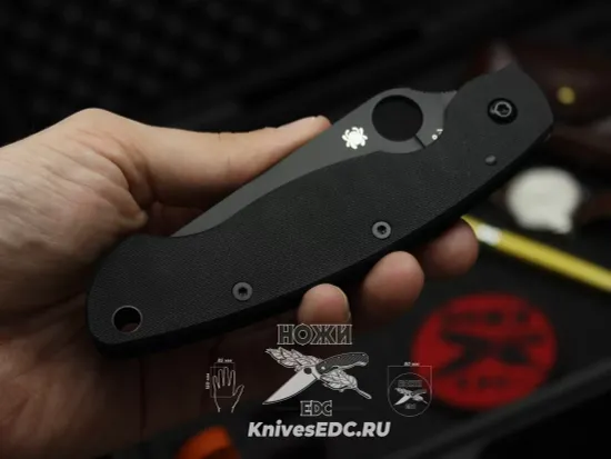 Складной нож Spyderco Military C36GPBK c клинком из стали CPM-S30V, рукоять G10