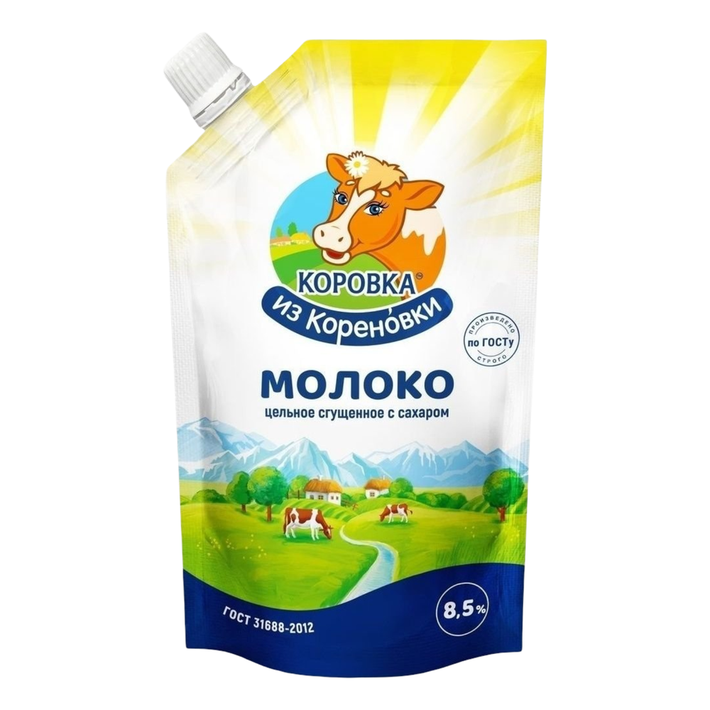 Сгущенное молоко Кореновский МК цельное 8,5% д/п 270г