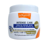 Маска с Кератином и Гиалуроновой Кислотой  Lolane Keratin Repair Mask  для обезвоженных волос, 200 гр.