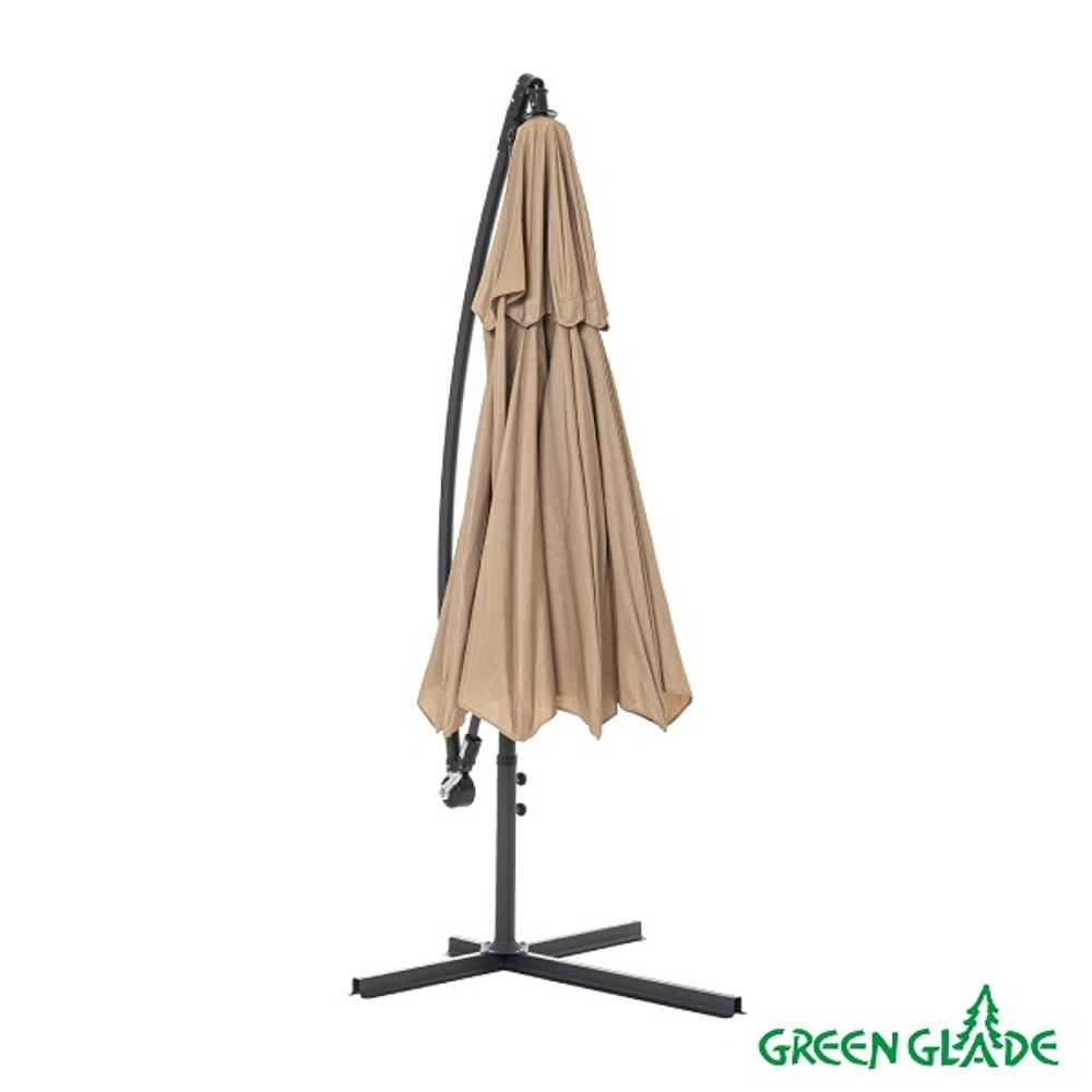 Зонт садовый Green Glade 8803 светло-коричневый