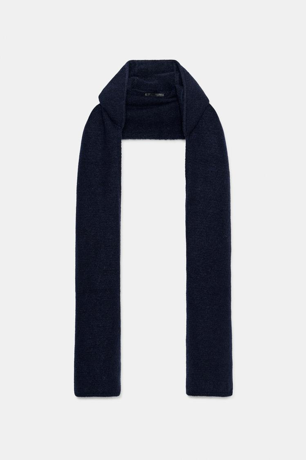 ZARA ШАРФ С КАПЮШОНОМ, МОРСКОЙ СИНИЙ