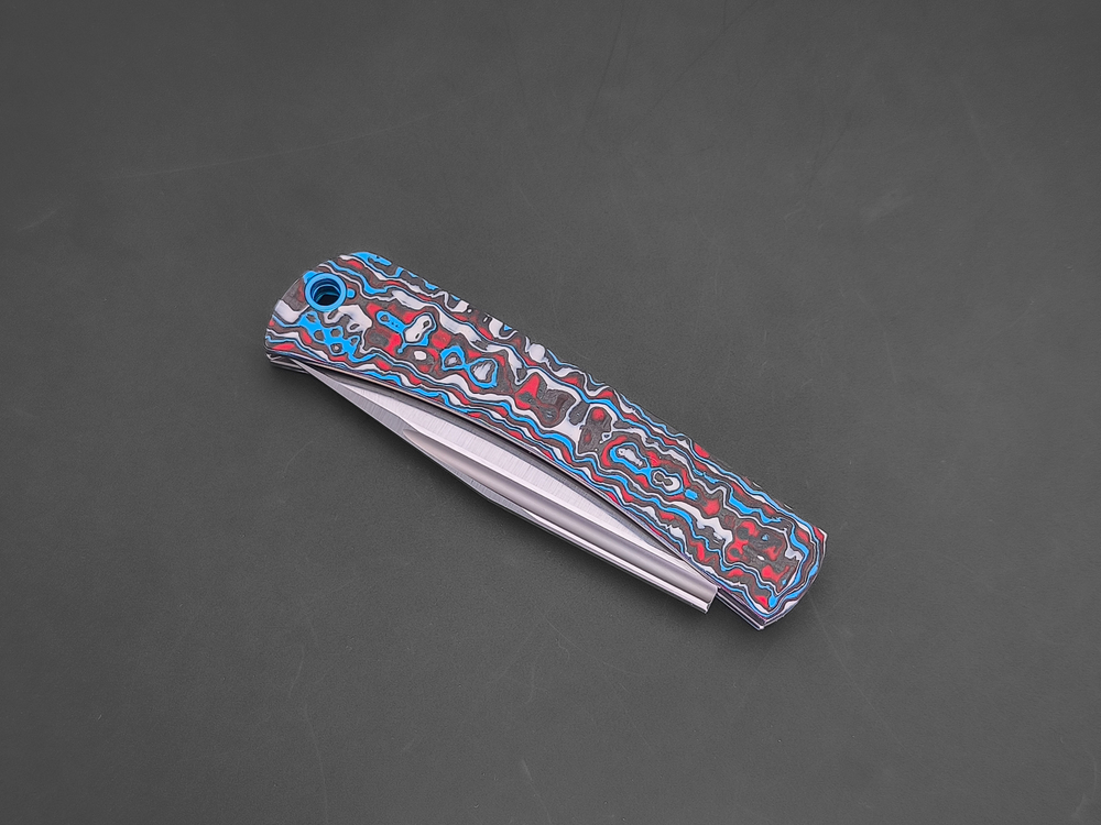 Складной нож Slip Joint [Magnacut Red Blue Carbon]