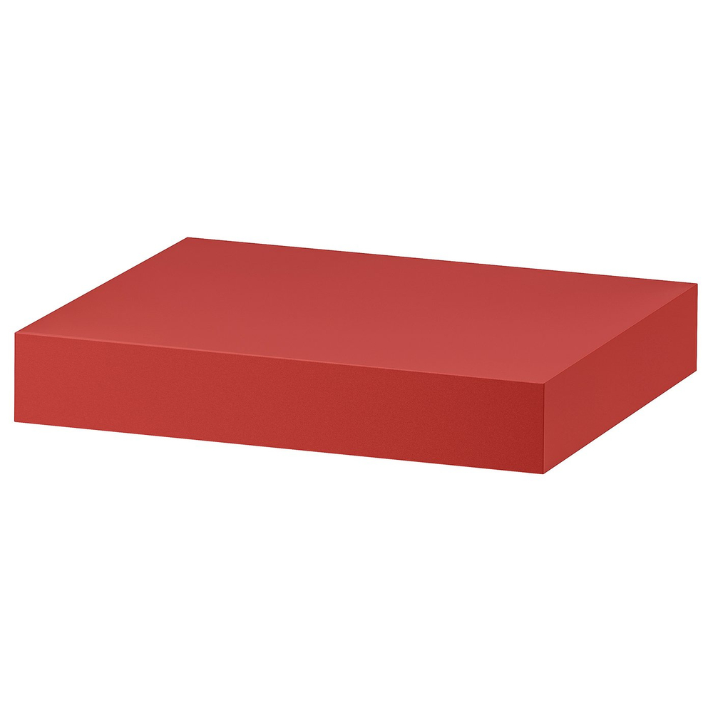 IKEA LACK  (ИКЕА ЛАК)  -  Полка настенная - красный 30x26 см