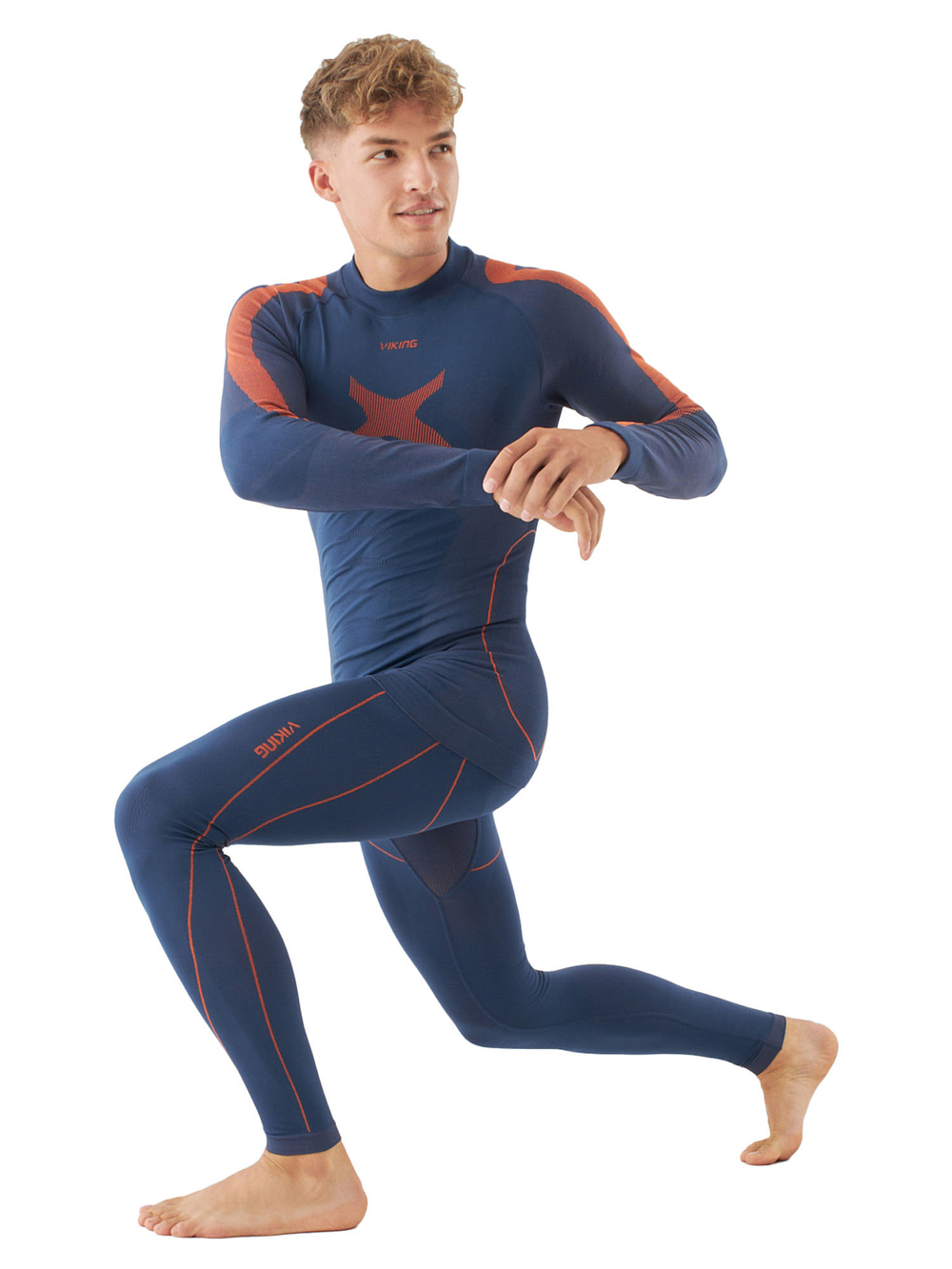 Комплект термобелья VIKING Primeone Man Set Navy/Orange (US:L)