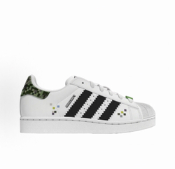 Adidas Superstar Minecraft Creeper