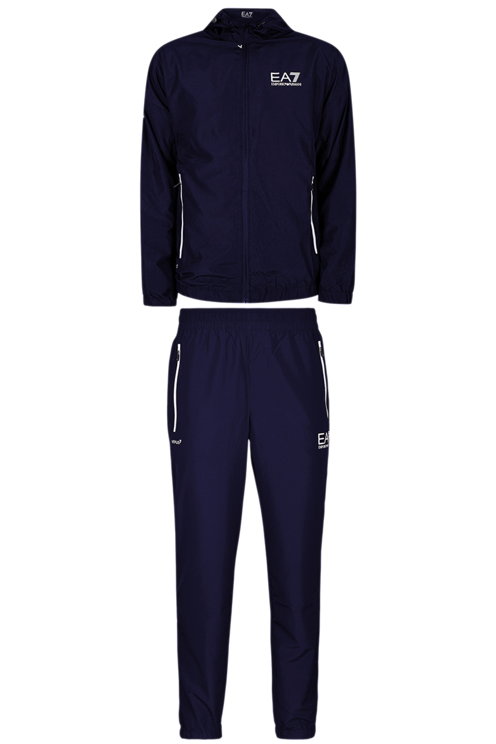 Мужской теннисный костюм EA7 Man Woven Tracksuit - небесный
