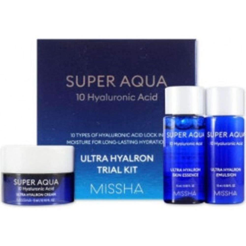 Миниатюрный увлажняющий набор для лица MISSHA Super Aqua Ultra Waterful Miniature Set
