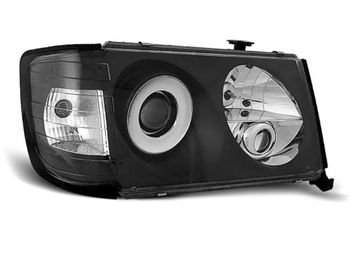 Передние фары Mercedes E W124 black