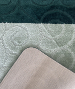 Комплект ковриков для ванной Confetti Bath Maximus Sile 2536 Hunter Green BQF (60*100; 50*60)