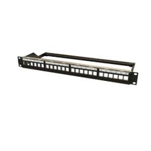 Модульная патч-панель 19", 1U, 24 порта Hyperline PPBL6-19-24-RM