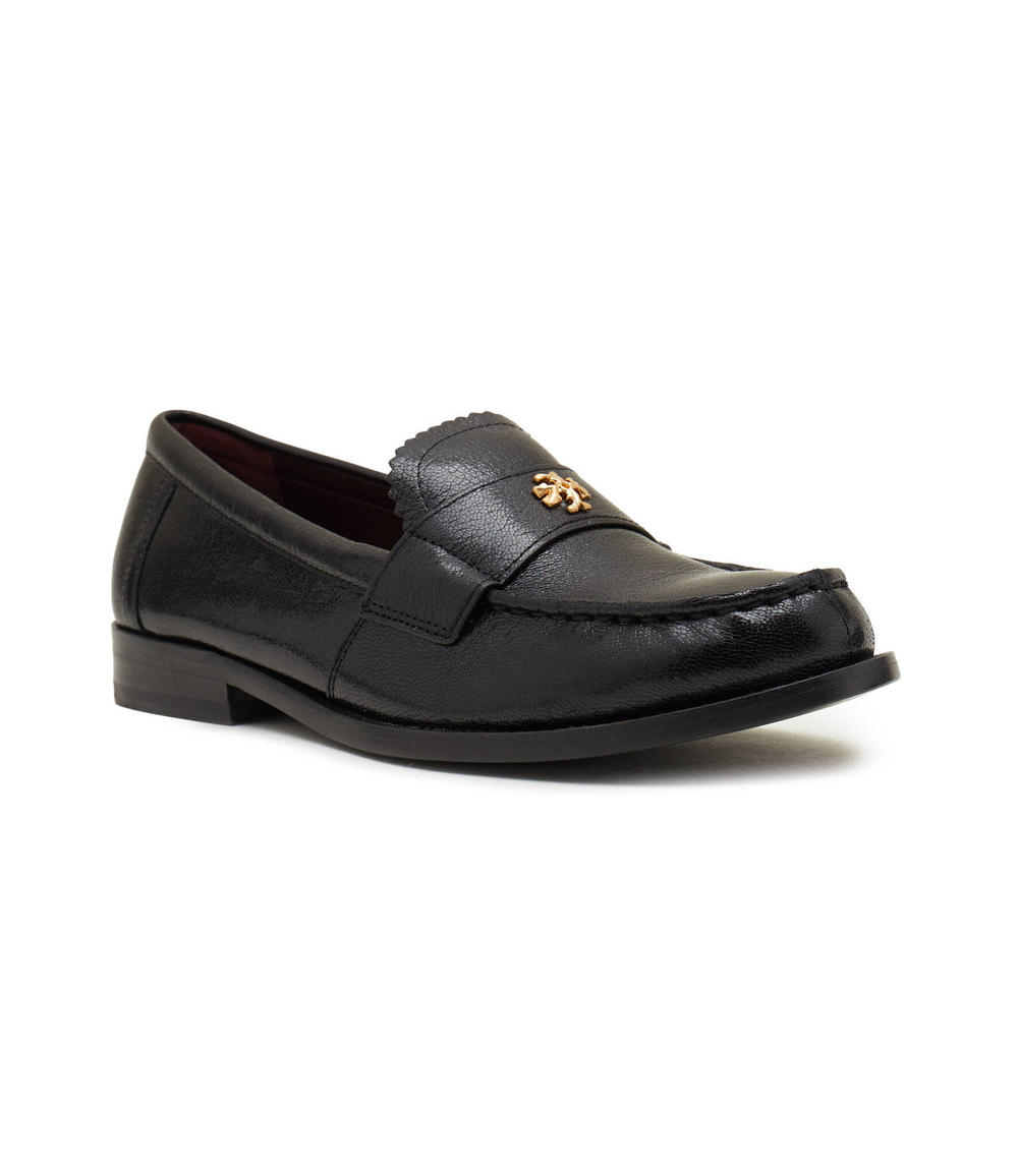 Кожаные лоферы classic TORY BURCH - черный(150907)