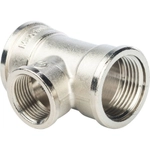 STOUT Тройник ВВ переходной никелированный 1"*3/4*1"*
