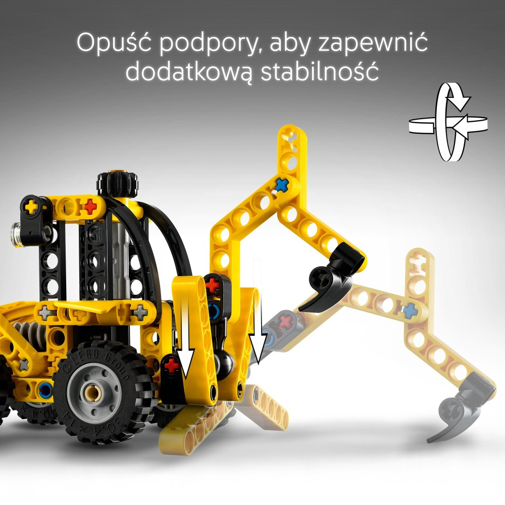 Конструктор LEGO Technic 42197 Экскаватор-погрузчик
