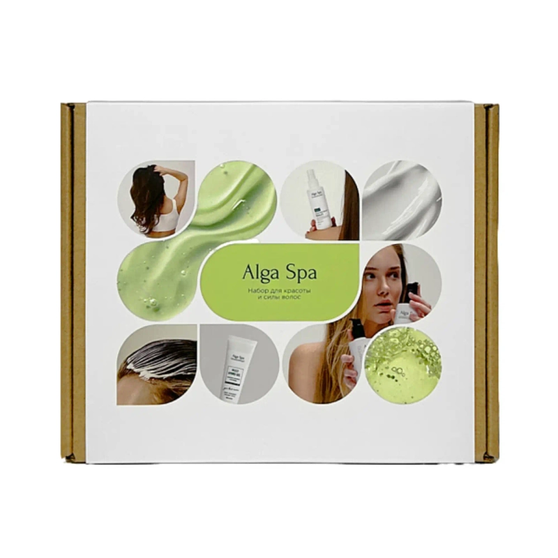 Набор Alga Spa для красоты и силы волос - 4 средства