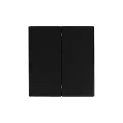 Выключатель двухклавишный KRANZ Miele Strong Антрацит KR-78-0706-5