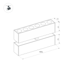 Светильник MAG-DOTS-FOLD-25-S1004-30W Day4000 (BK, 30 deg, 24V) (Arlight, IP20 Металл, 5 лет)