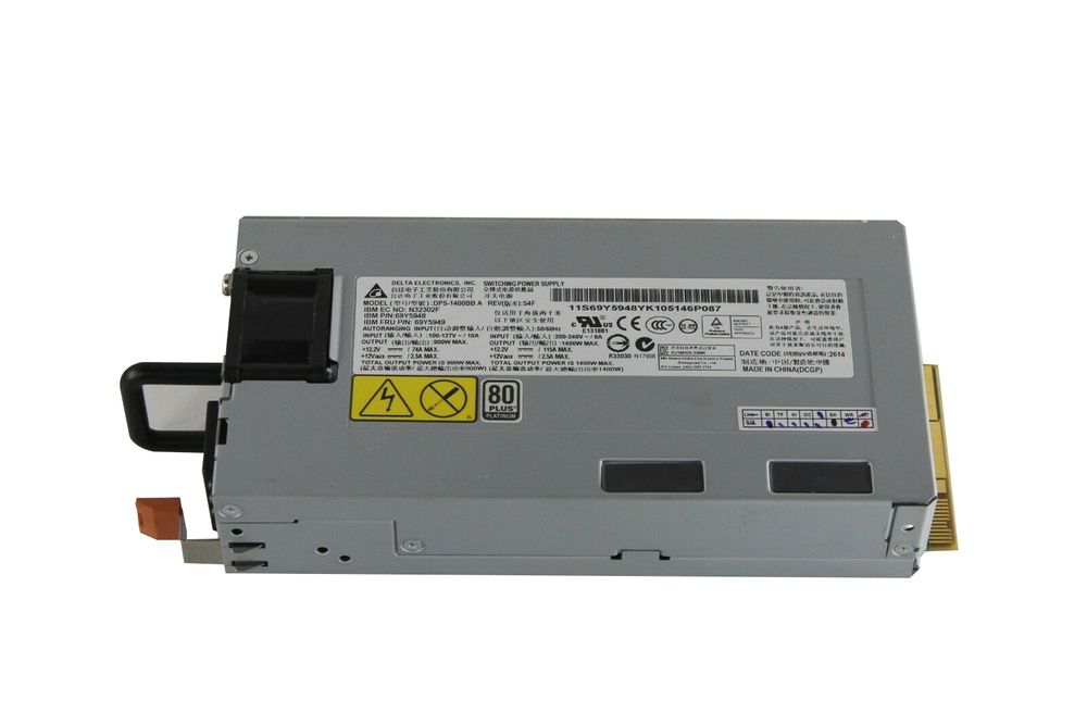 Блок питания IBM 1400W AC 80 PLUS PLATINUM X3750 M4/X3850 M6 69Y5948