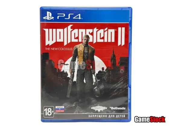 PS4 Wolfenstein 2 The New Colossus (Б/У, Полностью на русском языке, CUSA-07378)
