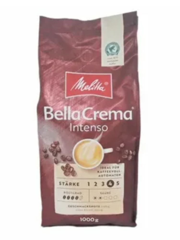 Кофе в зернах Melitta Bella Crema Intenso 1 кг x 2 шт