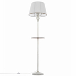 Citilux Вена CL402920T Торшер патина со столиком и белым абажуром