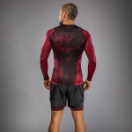 Рашгард Venum × Assassin's Creed LS Burgundy/Black
