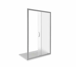 Душевая дверь в нишу Bas Infinity WTW-110-G-CH 110*185 с поддоном 3см