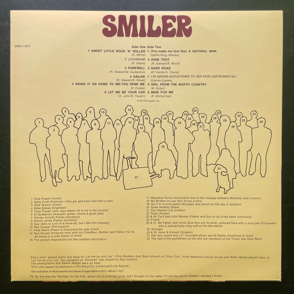 Rod Stewart ‎– Smiler (США 1974г.)
