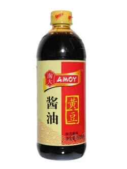 Китайский соевый соус из жёлтых бобов AMOY, 550мл