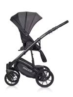 Коляска  PACCO (2 в 1) (RIKO BASIC) 04 Carbon (темно-серый-черный)