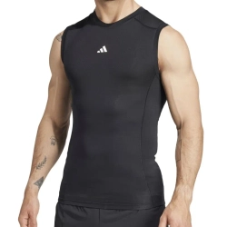 Теннисная футболка Adidas Techfit Training Sleeveless - black