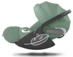Коляска Cybex Balios S Lux TPE complete Cloud T Leaf Green Plus 3 в 1 Chocolate Brown с дождевиками