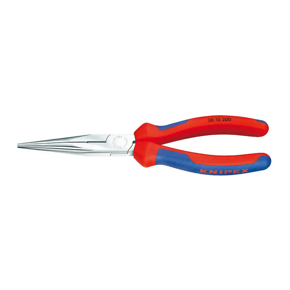 Длинногубцы хромированные 200 мм Knipex 26 15 200 SB