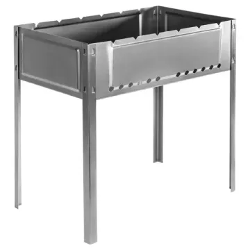 Мангал облегченный с ребрами жесткости 500x300x500 мм, Россия Camping Palisad 69544