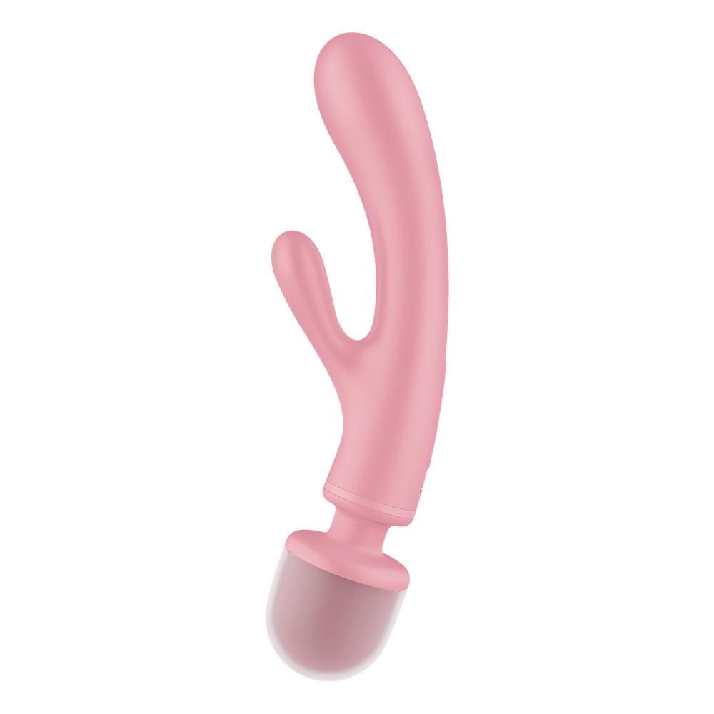 Вибратор-ванд 2 в 1 Satisfyer Triple Lover, розовый