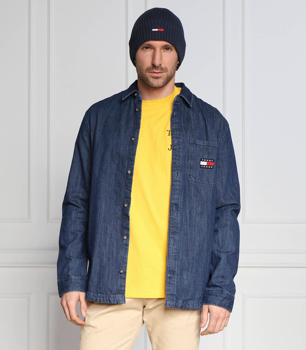 рубашка Tommy Jeans - темно-синий(DM0DM15411)