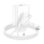 Сетевое зарядное устройство с кабелем iOS Lightning  1-метр 3А PD 20W BOROFONE BA21A