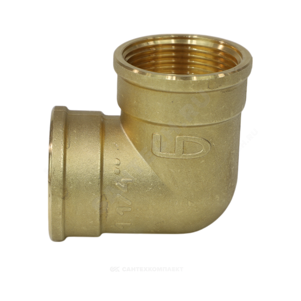 Угольник латунь Ду 32 (1 1/4") ВР LD LD.65.512.32