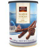 Вафельные трубочки Feiny Biscuits с начинкой из тёмного шоколада 400 г (Австрия)