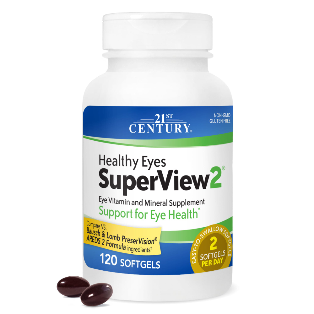 21st Century, Healthy Eyes SuperView2 ™, 120 капсул