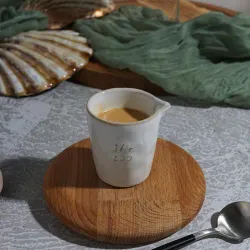 Соусник молочник 58 мл d 5,5 см h5,5 см круглый керамика Gray Frutti di Mare P.L. [6]