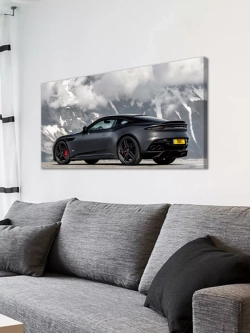 Картина на стену "Aston Martin DBS Superleggera", 80х40 см