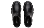 PRADA Monolith 55mm Ankle Boot Black Brushed Leather Women"s