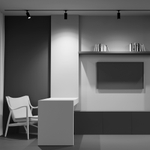 Трехфазный трековый светильник Maytoni Focus TR028-3-GU10-B